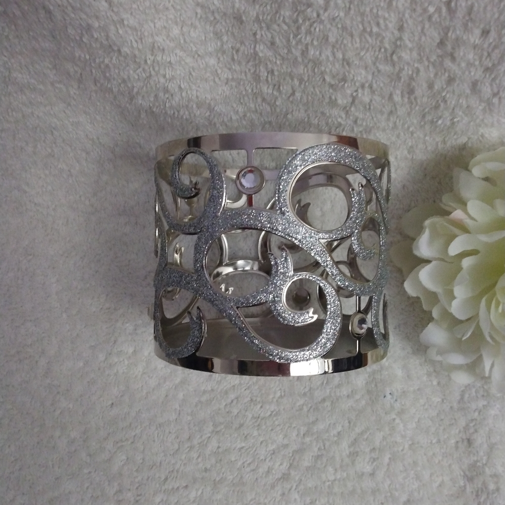 NWT Bath & Body Works Glittery/ Sparkly Candle Holder